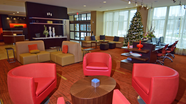 Inside the downtown Courtyard by Marriott. Photo by: Mike Rhodes