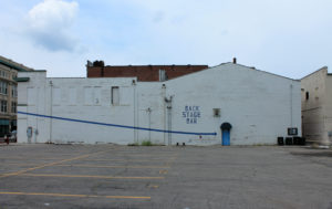 Proposed site for On the Mark, For the City, a collaborative mural project. Photo provided.