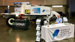 Dannar's booth at the 2017 Green California Summit and Expo. Photo provided.