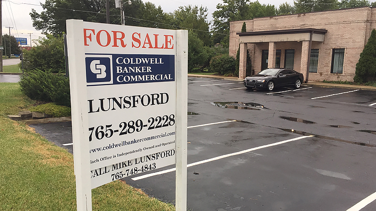 A commercial property up for sale in Muncie.