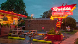 Burkies Drive In at 1515 W. Jackson St., Muncie, IN. Photo by: Mike Rhodes