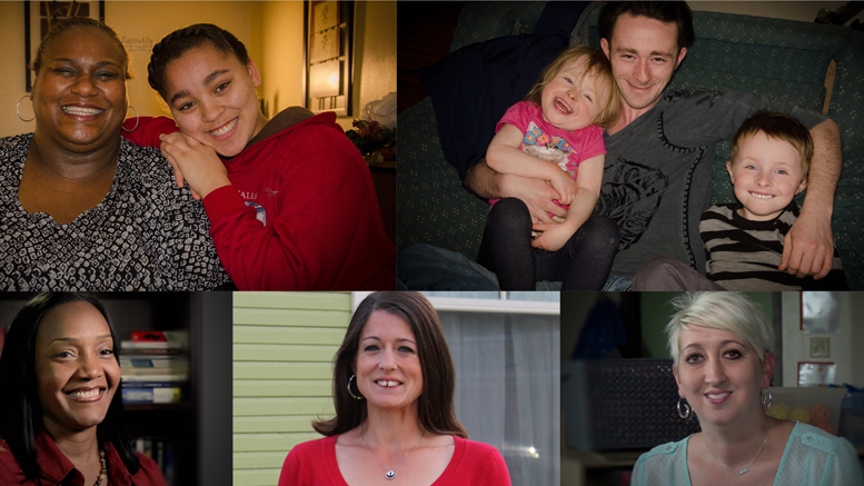 Collage of ALICE families highlighted in this year's campaign. Photo provided.