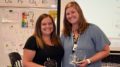 Courtney Crabtree (left) and Sarah Hill (right) have been awarded the Robert P. Bell Creative Teaching Award to recognize their innovation through collaboration in the classroom. Photo provided