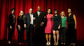 Mayor's Arts Awards Recipients for 2019. Pictured L-R: Rachel Replogle, Kim Miller, Chris Flook, Hurley Goodall, Michelle Bade, Krista Sides, Lynette Waters-Whitesell, Tania Said. Photo by: Deftly Creative