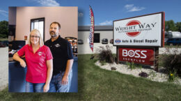 Kristi and Wade Wright, owners of Wright Way Automotive and Collision Repair in Albany, IN