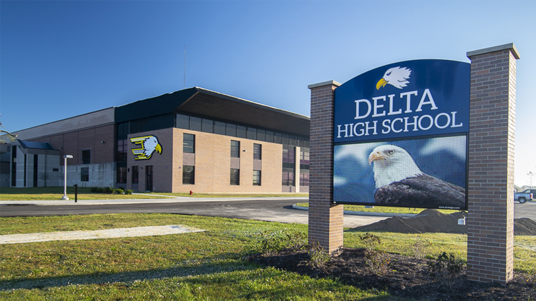 Delta High School. Photo by: Mike Rhodes