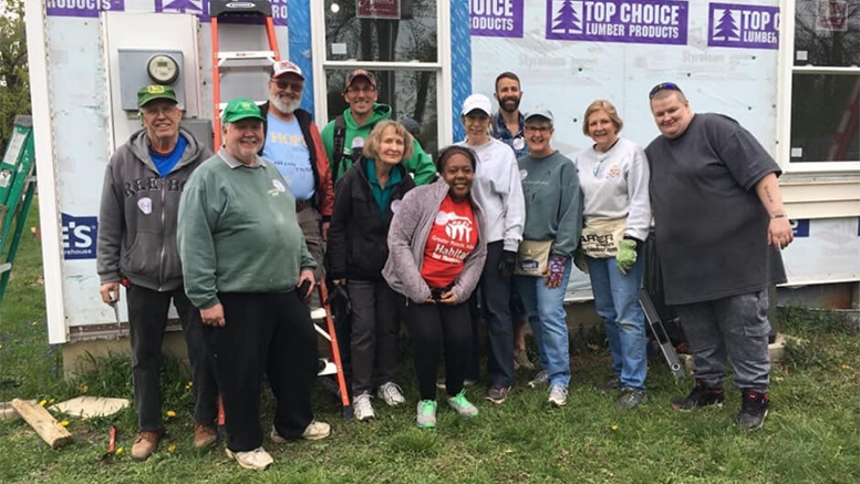 Greater Muncie, IN Habitat for Humanity was awarded $50,000 for the 2020 Housing Program. A similar grant in 2019 supported Habitat for Humanity as they served 28 families. Volunteers give their time to help construct homes like this one on Kirk St. Photo provided