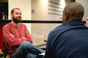 Kory Gipson, a member of the ADVANCE program is pictured. Photo by Darik Hall