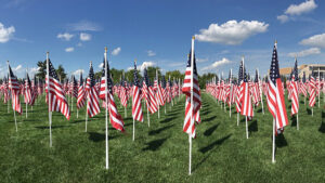 Flags of Honor is an annual Muncie Exchange Club project. Photo provided