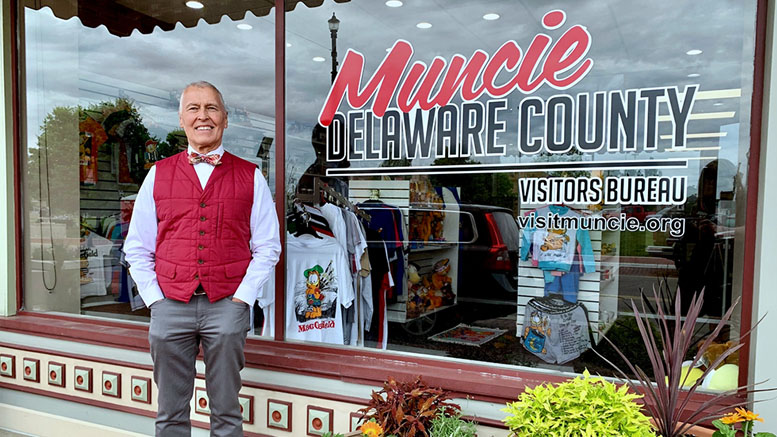 Dale Basham was named Interim Executive Director of the Muncie-Delaware County Visitors Bureau. Photo by Charlize Jamieson