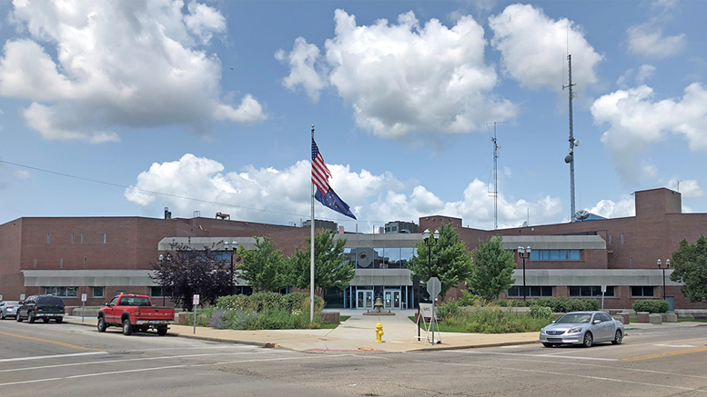 The Delaware County Justice Center in downtown Muncie. Photo provided.