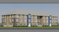 Artist rendering of River Band Flats. Photo provided