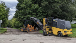 The Muncie Streets Department's new milling machine is picture. Photo provided