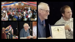 The Sagamore of the Wabash award was presented to Don Finnegan on Sunday. Photos by Steve Lindell