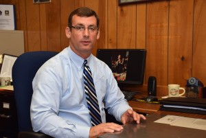 Principal Chris Connelly gives an overview of The University of Delta High School