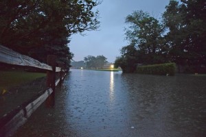 Severe thunderstorms caused flooding in cities and towns across IN. Photo: Mike Rhodes