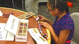 The Digital Climbers program at Muncie Public Library is supported, in part, by funding from the Kiwanis Club of Muncie. Photo provided.