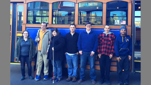 First year students: (Pictured from left to right) Leslie, Brendan, Heather, Ethan, Zachary, Blake and Orlando. Photo provided.