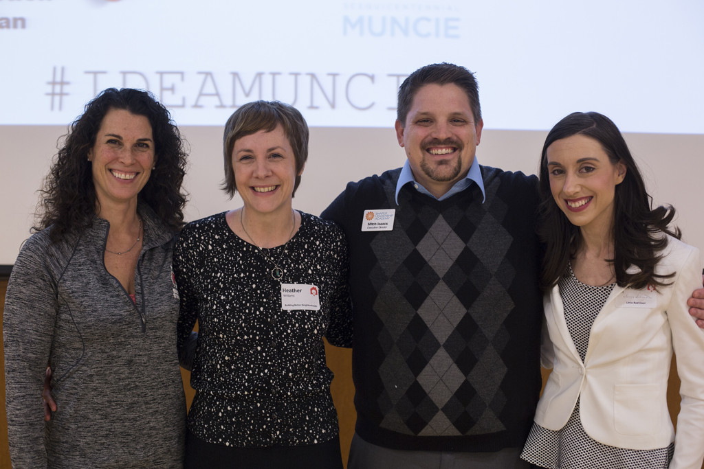 Conference organizers (l-r): Krista Flynn, Heather Williams, Mitch Isaacs, and Aimee Fant.