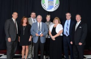 Pictured Left to right: Steve Blount, Joani Scott, Jason Harrington, Ron Fauquher, Dr. Becky Hammonds, Laura Ayers, David Pilkington, and Bob Lamaster. Photo provided.