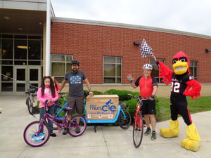 Bike/Walk event on May 25th for Longfellow Elementary students. Photo provided.