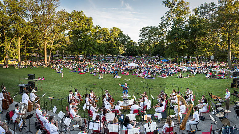 A scene from a prior year MSO Festival on the Green. Photo provided.