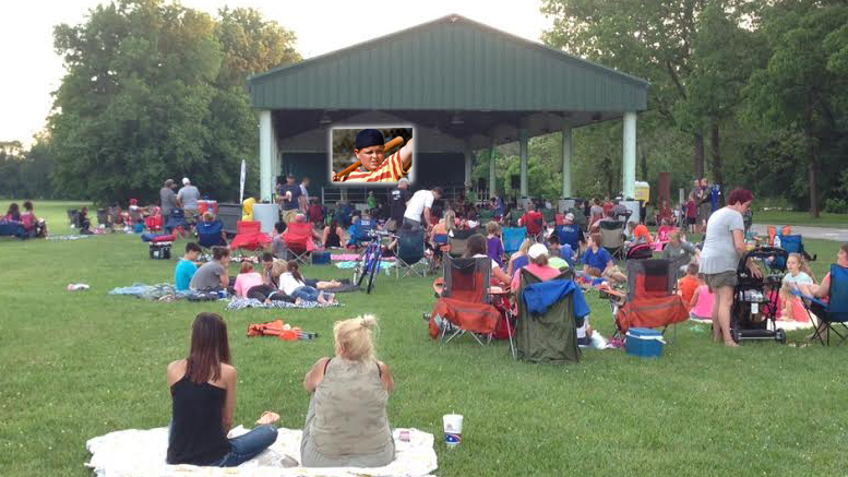 Yorktown’s first Movies in the Meadow event drew nearly 200 people to Morrow’s Meadow. Photo provided.