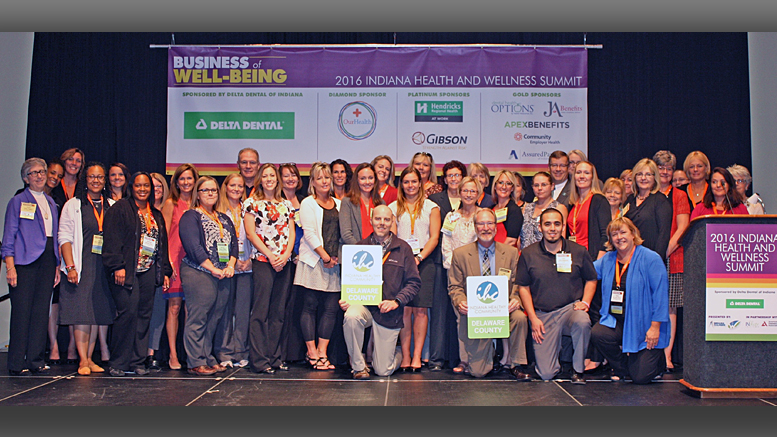 Muncie & Delaware County Receives Indiana Healthy Community Award. Photo provided.