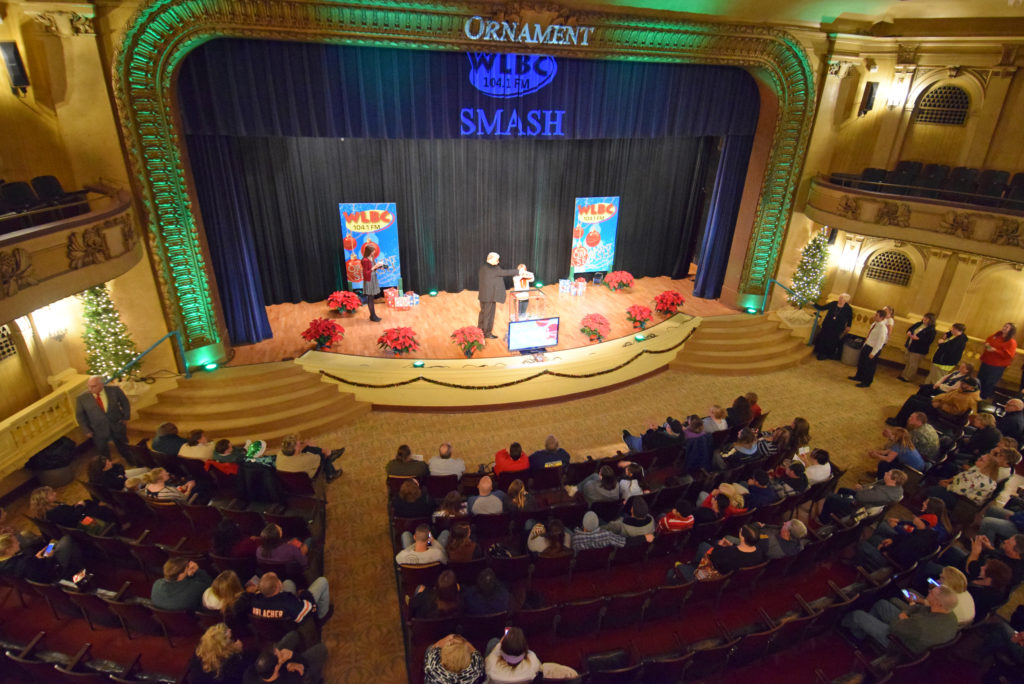 The E.B. Ball Auditorium. Photo taken during WLBC's Grand Smash last year.
