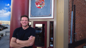 Derek Hilbert is hosting Tips-for Turkey at the Fickle Peach to assist community members in need. Photo by: Mike Rhodes