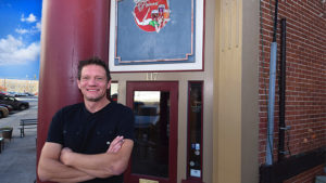 Derek Hilbert is hosting "Tips for Turkey" at the Fickle Peach to assist community members in need. Photo by: Mike Rhodes