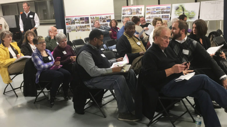 Members of the Muncie Action Plan (MAP) president’s council and Eastside neighborhood residents joined Mayor Dennis Tyler and State Representative Sue Errington to learn more about the Kitselman Pure Energy Park (KPEP) development on Nov. 22.