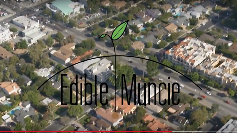A scene from Edible Muncie's new video, "Stop Gap"