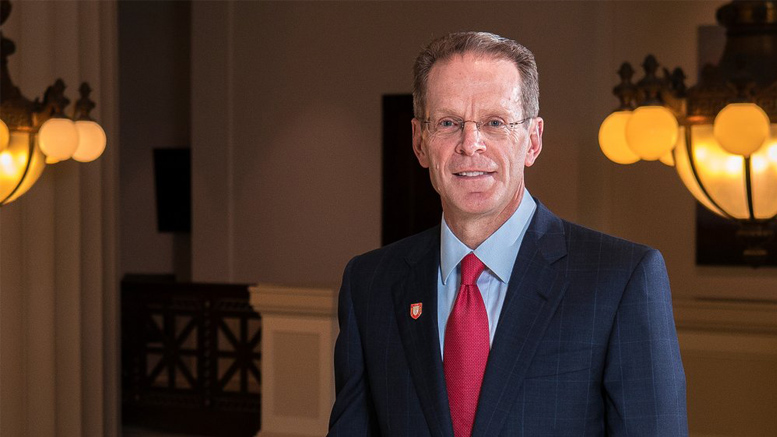Geoffrey S. Mearns, Ball State University's 17th president. Photo: courtesy of Ball State University