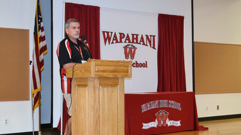 Richard Morris at Wapahani High School. Photo provided.