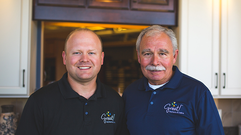 John West, AKBD and Gary West, CMKBD of Great Kitchens and Baths in Muncie.