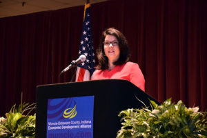 Indiana's First Lady, Janet Holcomb. Photo by: Mike Rhodes