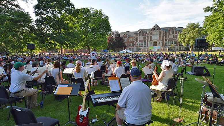 A scene from a past "Festival on the Green." Photo by: Mike Rhodes