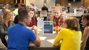 MWW popular roundtable event with faculty members. Photo by: Gail Werner