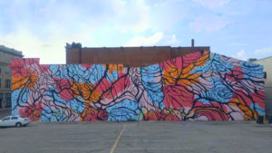 The new mural by: We're Trying Collective. Photo courtesy of: Servesting.