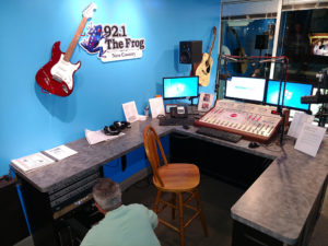 Inside the studios of WFGF ( FM 92.1), Wapak/Cridersville Ohio. Photo provided.