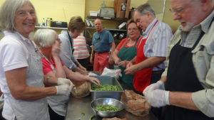 Yesterday, many of the “Owls” volunteered at the Soup Kitchen of Muncie. The Class of 1967 hopes to raise $40,000 to replace outdated equipment at the Soup Kitchen. Photo provided.