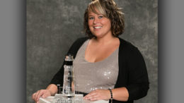 Erin Sellers, General Manager of the Red Lobster in Muncie, is pictured with her Lighthouse Club Award. Photo provided.
