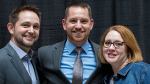 (L-R) Will Isaacs, Chad Zaucha, and Amelia Clark are pictured. Photo provided