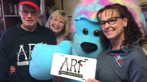 (L-R) Gale Workman, Terri Panszi and Jody Leddy in ARF’s Thrift Store. Photo by: John Carlson