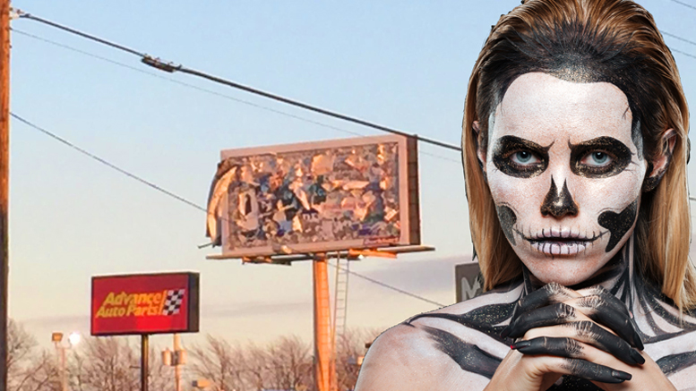 These days you see zombies on billboards, in crawl spaces ..." Photo illustration by: Mike Rhodes