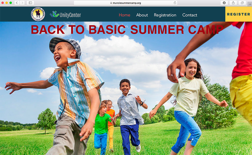 Visit the summer camp website to register at http://www.munciesummercamp.org