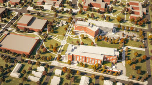 Proposed design of the $87.5 million Foundational Sciences Building at Ball State. Illustration provided.