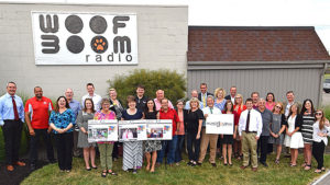 Some of the Muncie Journal's sponsors and contributors are pictured during Muncie Journals 1st anniversary. Photo by: Mike Rhodes