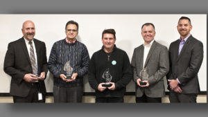 Pictured L-R: Jeff Mantock, Monte Brown, Steve Kern, Chris Cook, Chad Zaucha. Not pictured Jeffrey Heavilon. Photo provided.